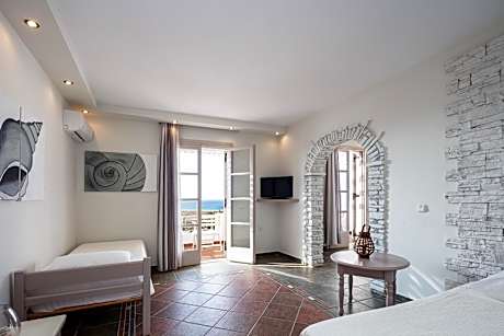 Aegean Triple Room with Balcony & Sea View
