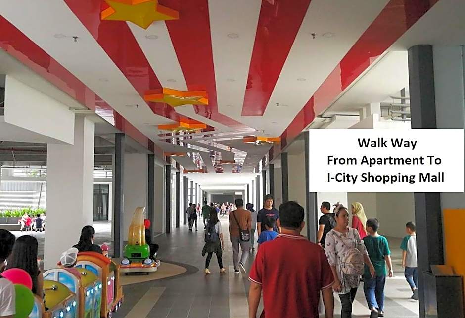 I City Residence, 2 Bedroom 4-6 Pax unit, Walking to Theme n Water Park & Shopping Mall
