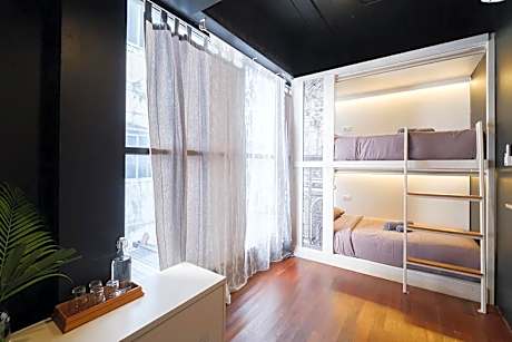 Private Room with Bunk Bed and Shared Bathroom
