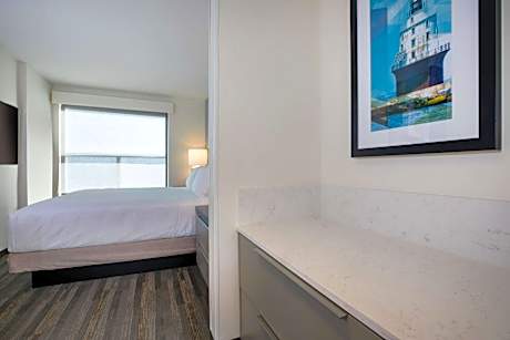 One-Bedroom King Suite with Sofa Bed and Kitchen