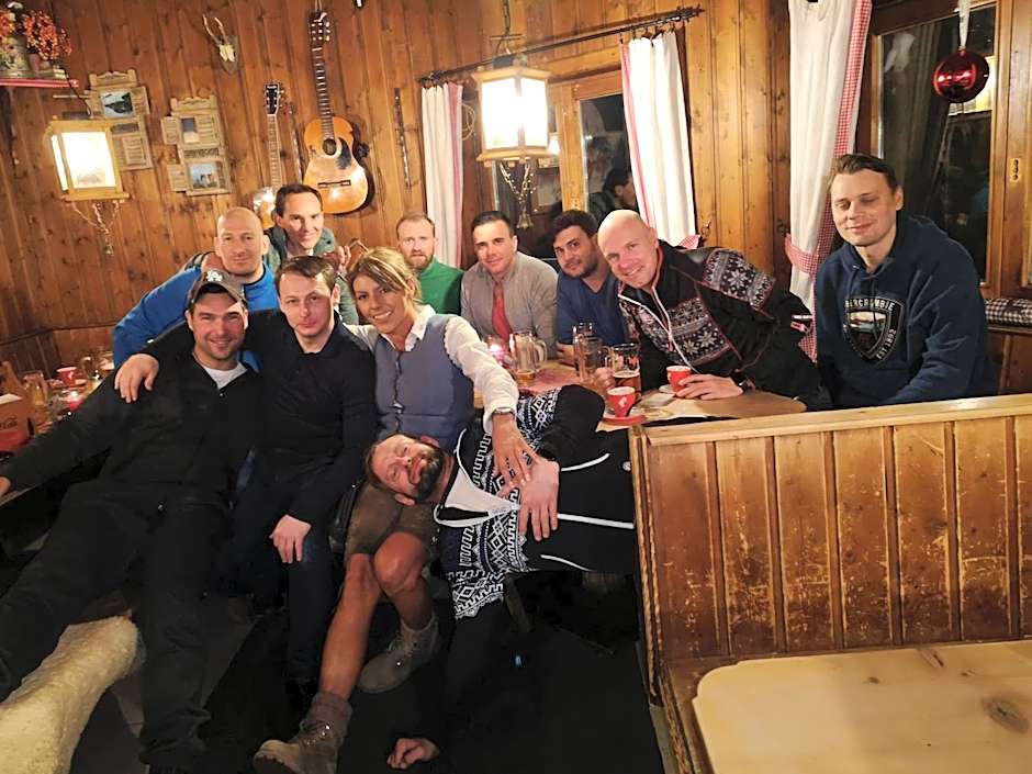 Hocheckhuette On Top of the Kitzbuehel Hahnenkamm Mountain