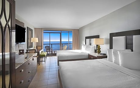 Oceanfront Room with Two Double Beds