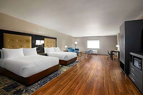 Queen Suite with Two Queen Beds and Sofa Bed