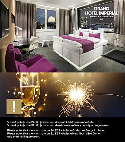 Imperial Design Double or Twin Room with Spa Bath and Balcony