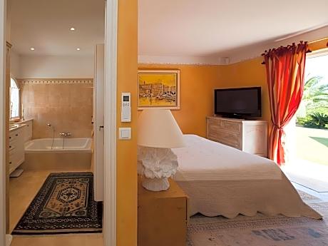 Studio-de Luxe-Salle de bain privée séparée-Terrasse-Chambre Orange