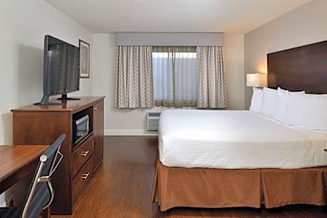 1 King Bed Non-Smoking Pet Friendly Room Microwave And Refrigerator Wi-Fi Continental Breakfast