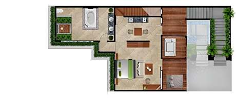 1 Bedroom Twin Suite