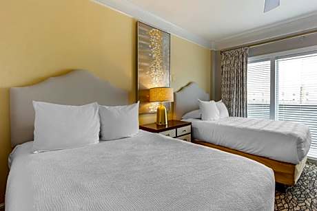 One Bedroom Suite with Two Double Beds and Sofa Bed - Non-Smoking