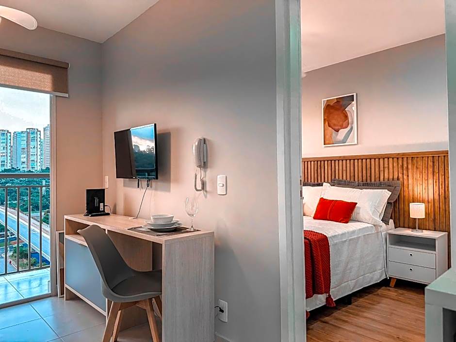 RStar- Modern 1 Bedroom Apartment in Chac. Sto Antônio, 5 minutes from João Dias Station, Vibra, Nestlé and Burle Max Park