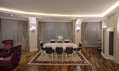 Presidential Suite Living Room/dining Table/2 Bedrooms/terrace 170 Sqm/3 Tvs/jacuzzi/turkish Bath/es