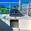Downtown Los Angeles Skyline balcony view Modern Penthouse