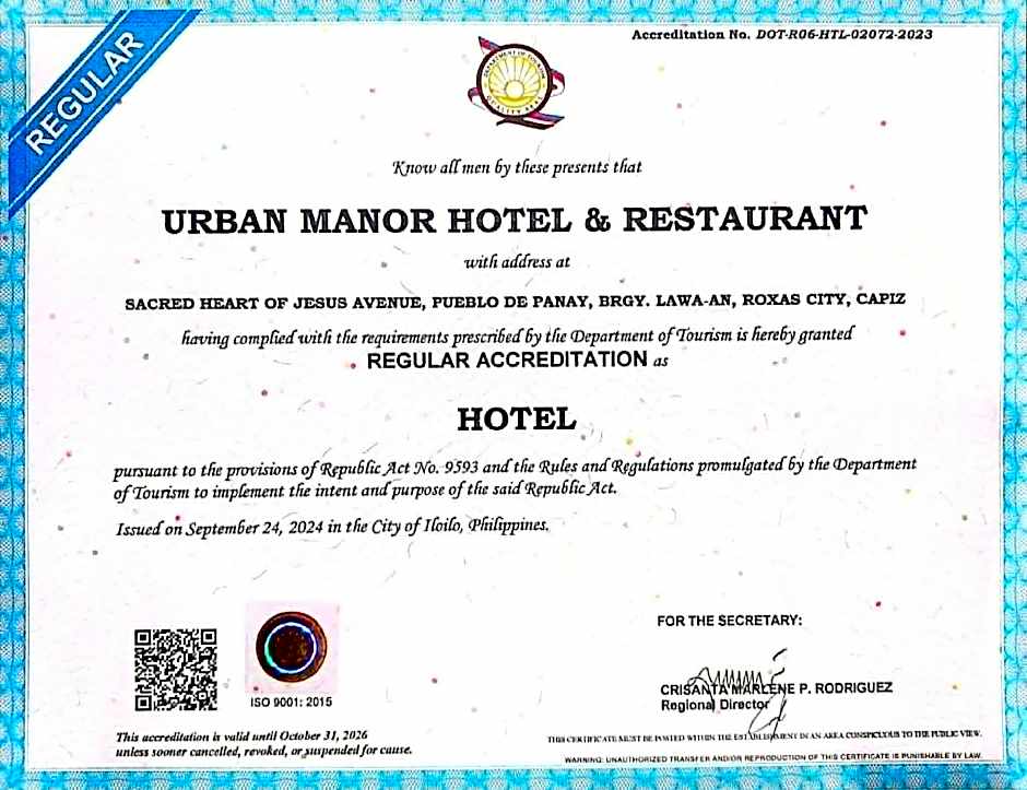 Urban Manor Hotel