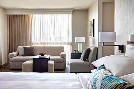 Larger Guest room, 1 King, Sofa bed, Corner room
