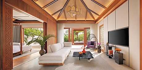 One-Bedroom Villa with Private Pool and Garden View