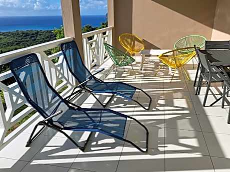 BAS de VILLA LE ROCHER AVEC VUE SUR MER