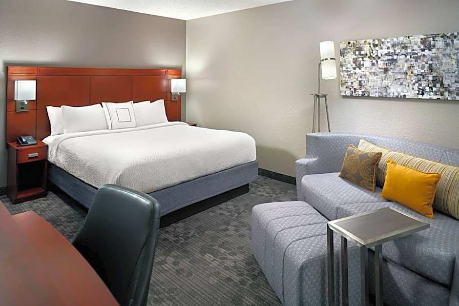 Photo 1 of 2 of 1 King Bed with Sofabed, Hearing/Mobility Accessible, Roll in Shower