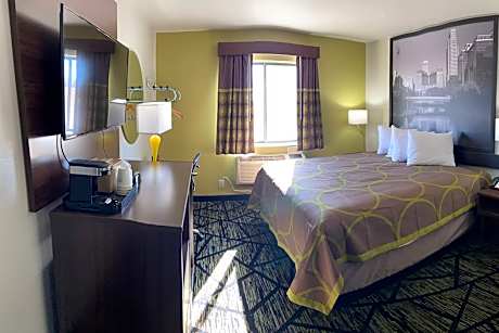 1 King Bed Mobility Accessible Room Roll-In Shower Non-Smoking