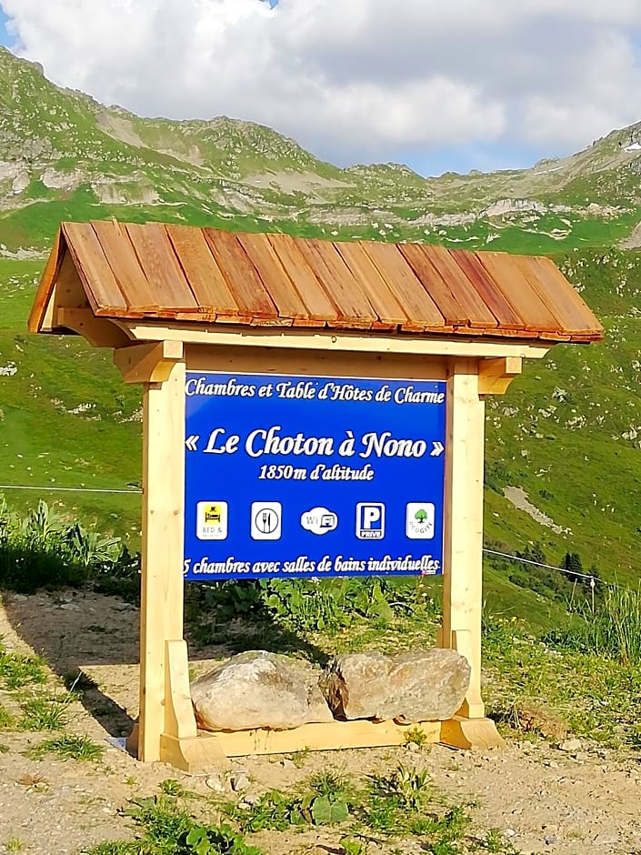 Chambres et Tables d'Hôtes Le Choton à Nono - Col du Joly Beaufortain