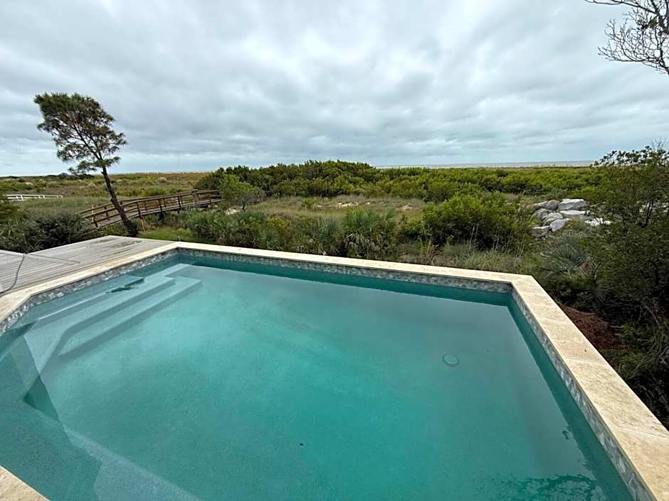 Sprawling Ocean View Home with Massive Deck, Golf Cart Included