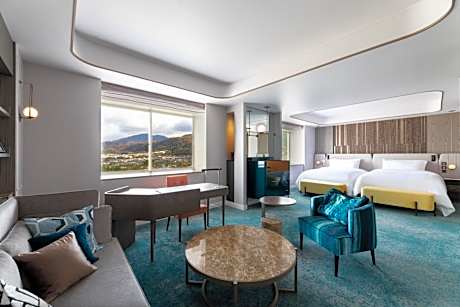 Junior Suite Two Double Beds With Views