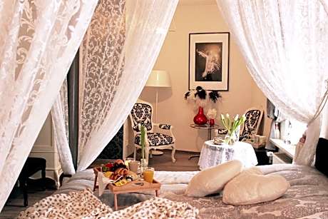 Suite-Premium-Ensuite mit Dusche-Gartenblick