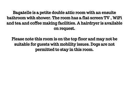 Bagatelle (Small Double) - Fourth Floor