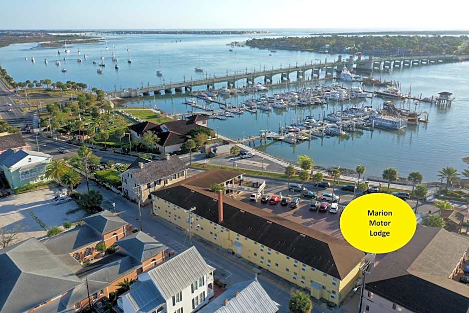 Historic Waterfront Marion Motor Lodge in downtown St Augustine