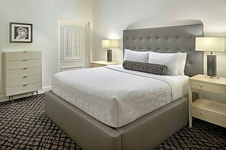 Across Street From Hotel, 2 Bedroom Residence, Bedroom 1: 1 King, Bedroom 2: 1 Queen, Sofa Bed