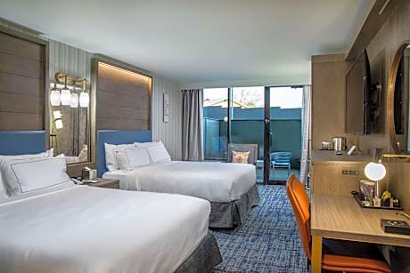 Classic Queen Room with Two Queen Beds and Patio - Ground Floor