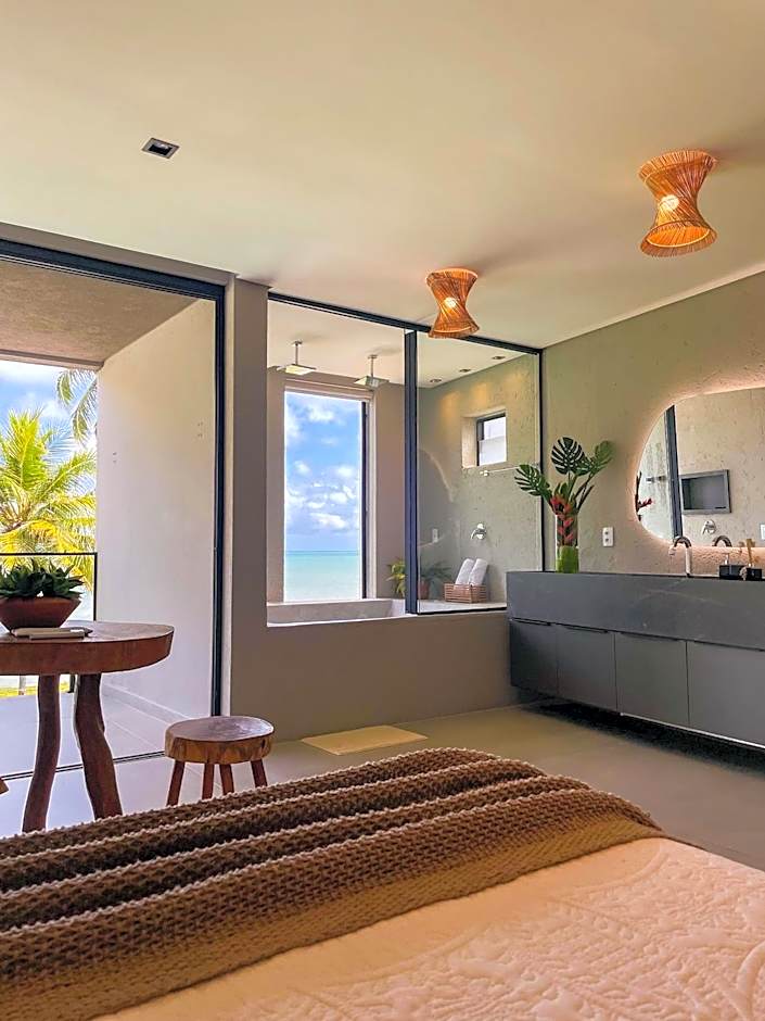 Casa Waua | PÉ NA AREIA, rooftop, borda infinita