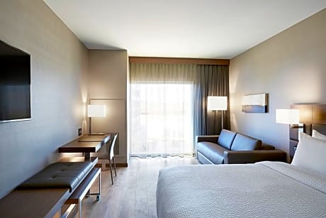 KING BED WITH PULL OUT SOFA BED