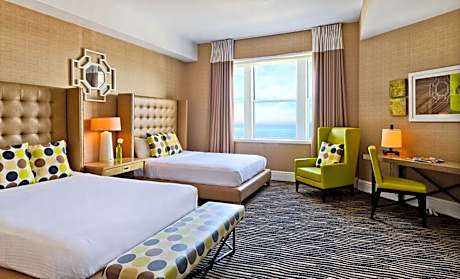 Deluxe Queen Room with Two Queen Beds - Ocean View