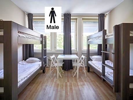 MALE ONLY- Bed in 8-Bed Dormitory Room