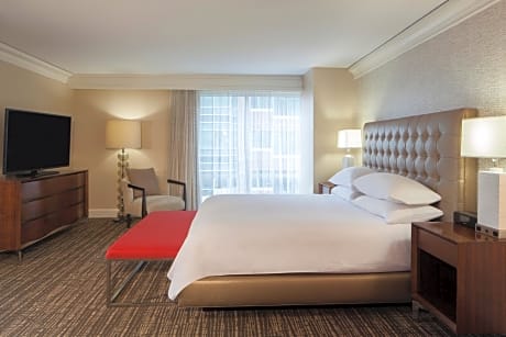 Plaza Suite, Parlor, 1 King, Town Square View, City View, Low Floor