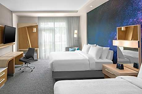 King Room with Two King Beds and Water View