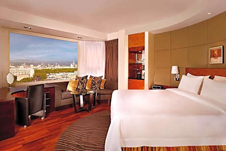 Panoramic Room, Guest room, 1 King, Skyline view, High floor