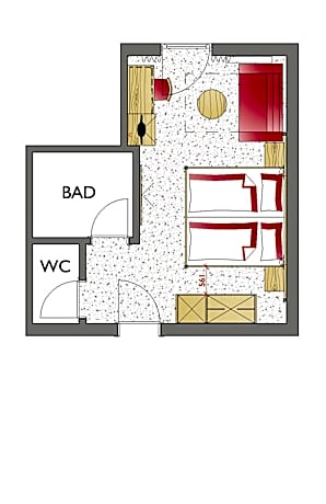 Comfort Double Room with Balcony