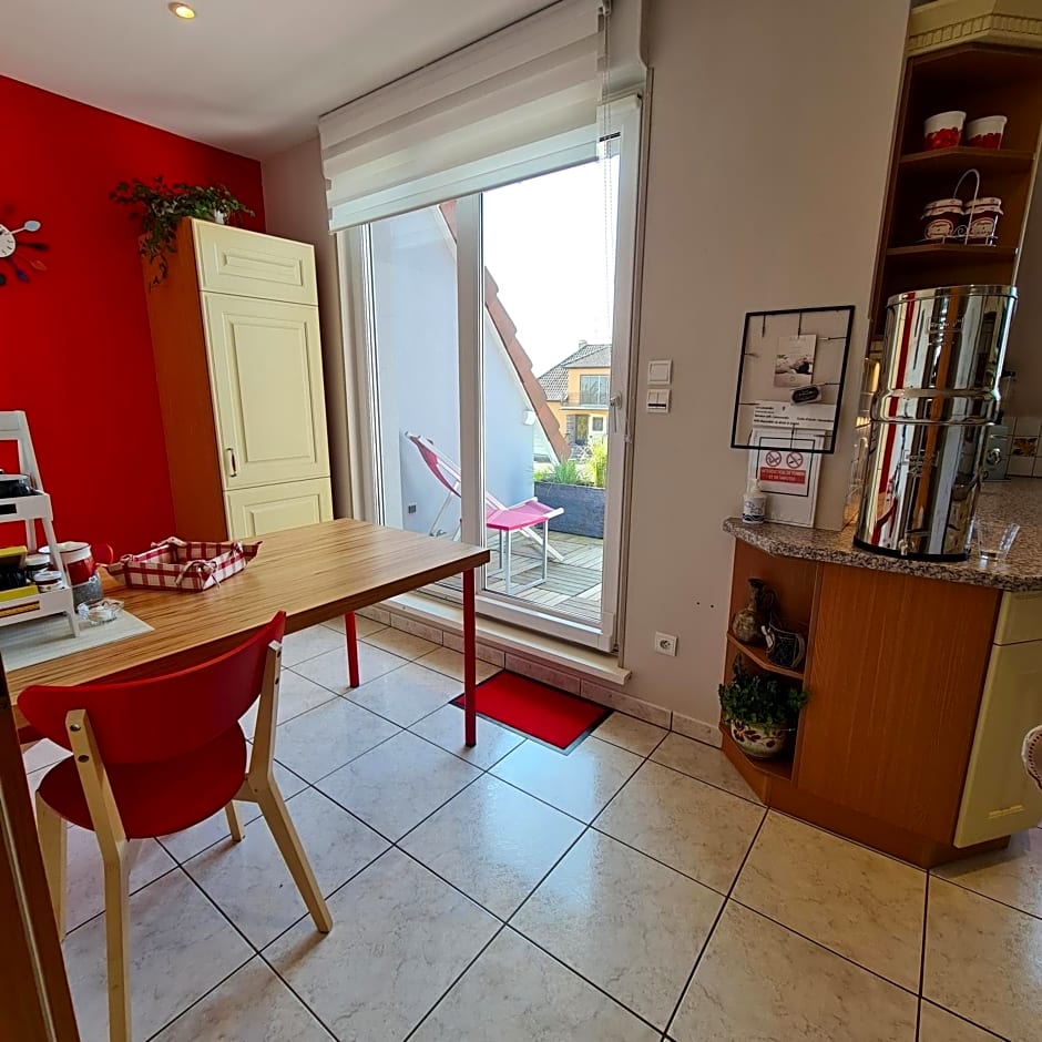 Chambre d'hôtes Le Lavandin et sa cuisine privative
