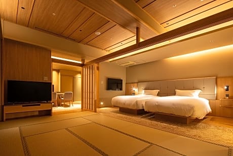 Japanese-Western Room with open-air bath TYPE B