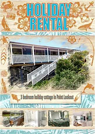 Noctourism 3 b'rm Point Lookout Cottage