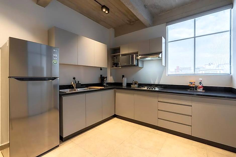 P202 Walk to Zocalo 3Bdrm 2bath Rooftop AC