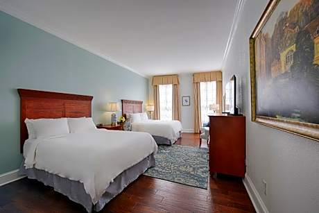 Standard Queen Room with Two Queen Beds and Mobility Accessible Roll-In Shower