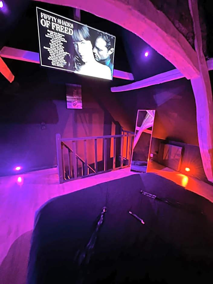 Loveroom de luxe - Thème 50 nuances de grey maison privative spa insolite