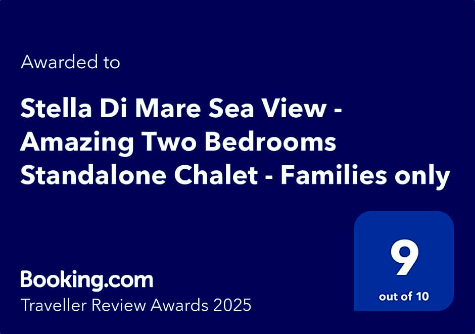 Stella Di Mare Sea View - Amazing Two Bedrooms Standalone Cozy Villa - Families only
