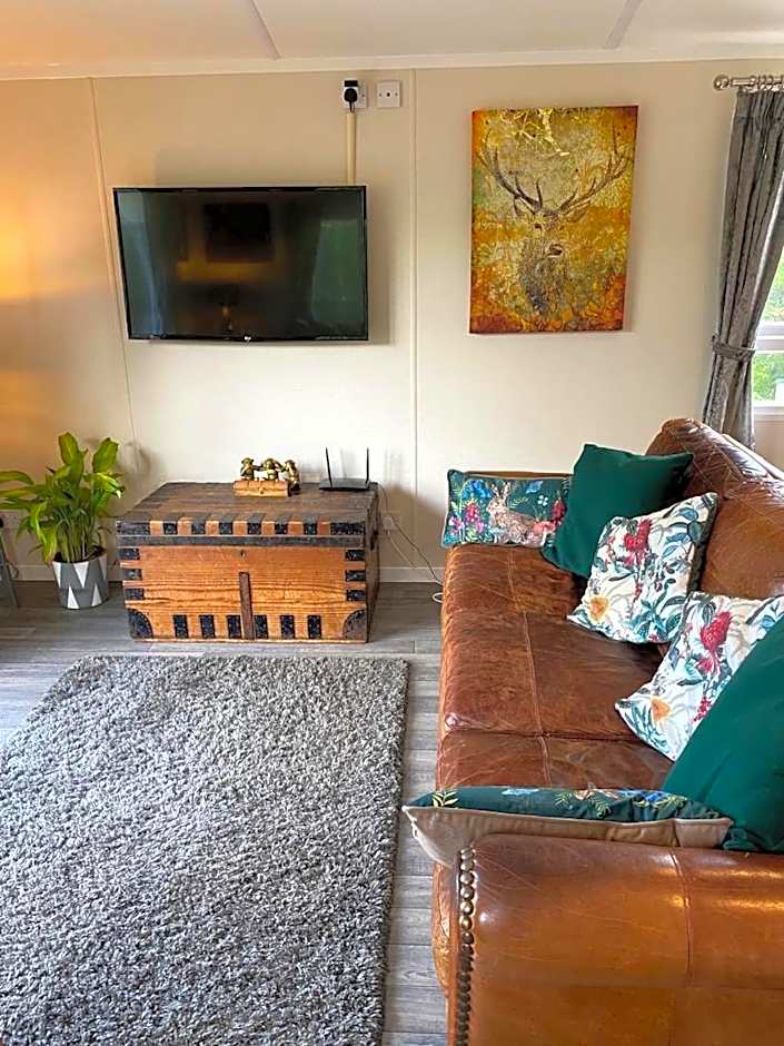 Lovely new caravan by Loch Long