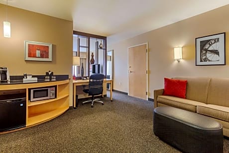 1 King Bed, Suite, Nonsmoking, Accessible