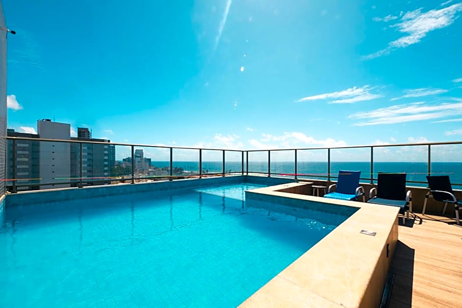 Vista mar no costa azul