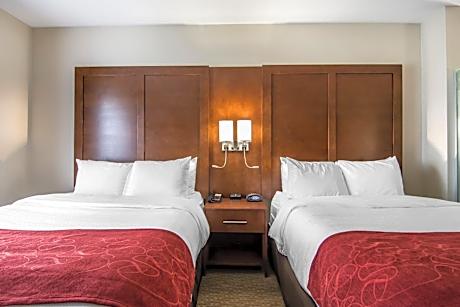 Queen Suite with Two Queen Beds and Sofa Bed