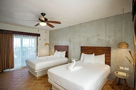 Pool View Room - Two Doubles Beds