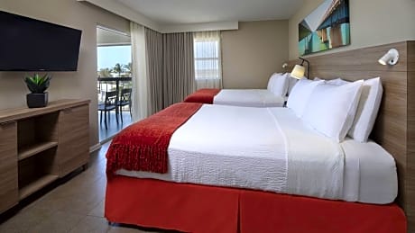 Queen Room with Two Queen Beds with Cove View